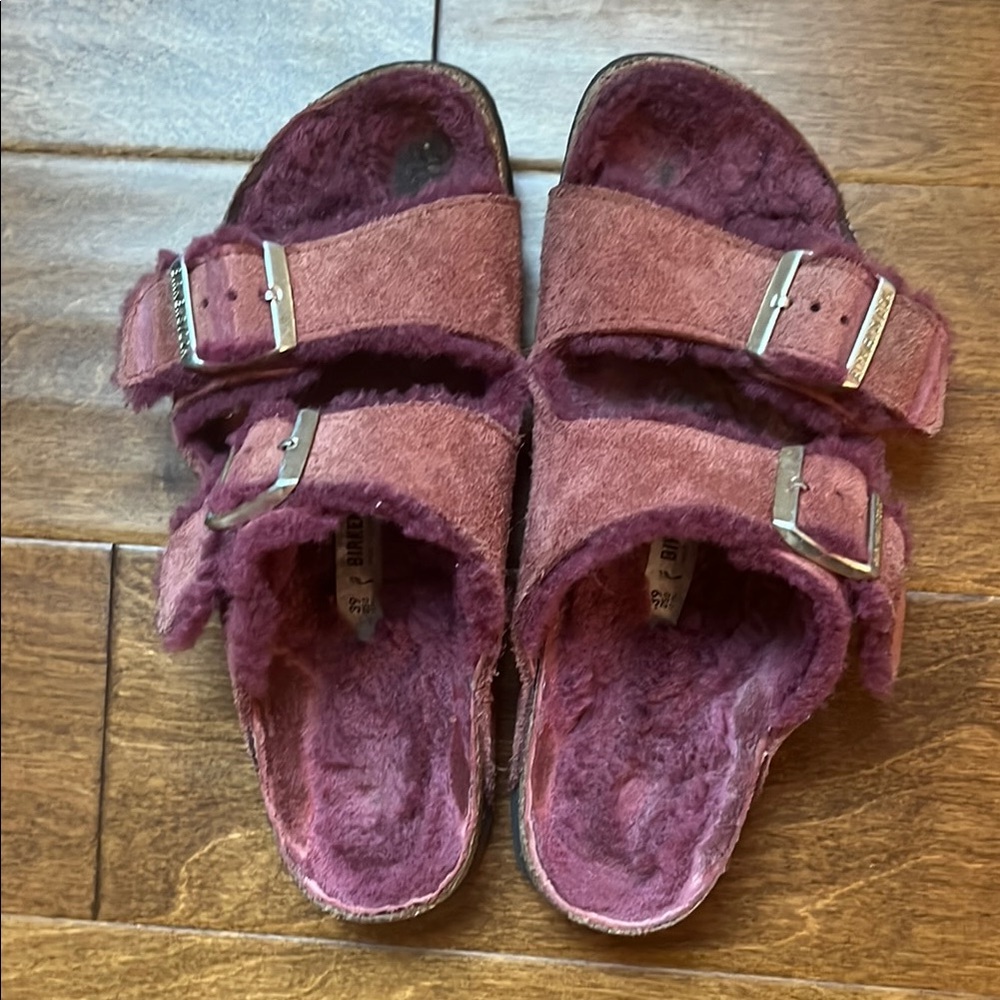 Birkenstock Arizona shearling size 39